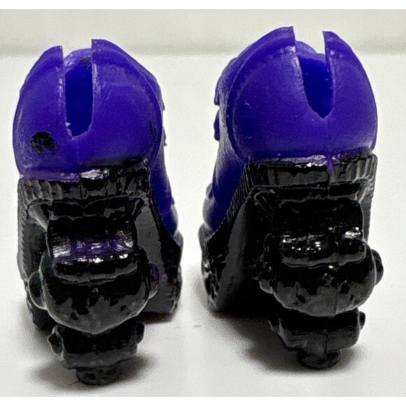 Monster High Purple Shoes Spider Laces Black Heel For Twyla Boogeyman 13 Wishes - Picture 4 of 8
